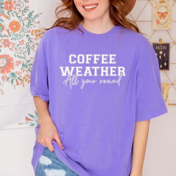 Coffee Weather All Year-Round Unisex Tee